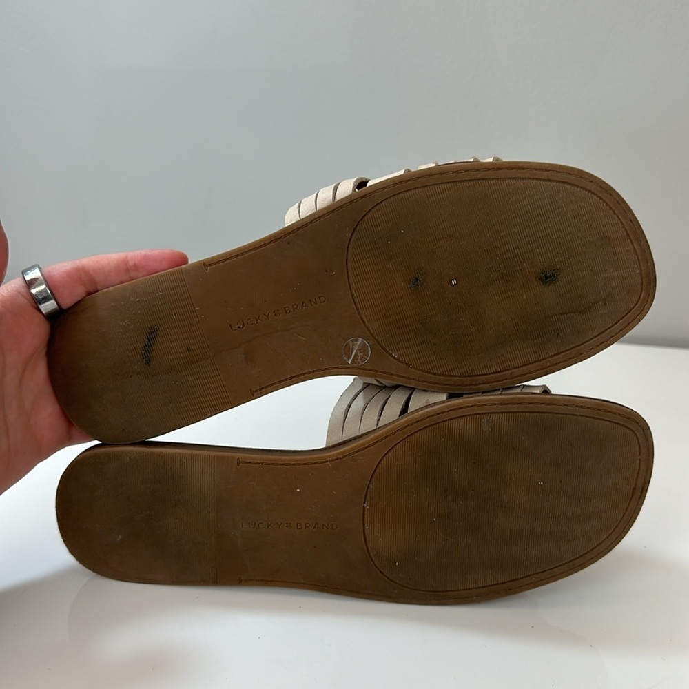 Lucky Brand Baneen Slide Sandals Size 10 - Picture 10 of 16